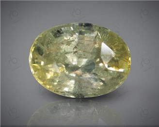 Natural Unheated & Untreated Certified Yellow Sapphire (Pokhraj)5.41 carats -2306